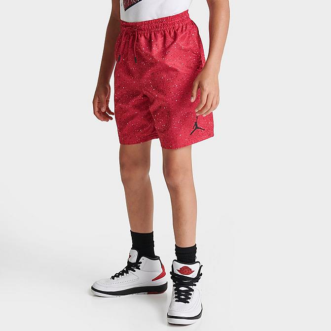 BOYS' JORDAN SPECKLE ALLOVER PRINT WOVEN SHORTS