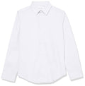 Boys' Big Long Sleeve Slim Fit Dress Shirt, Style with Buttoned Cuffs & Shirttail Hem