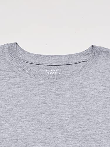 Boys' Short Sleeve Crewneck Tee,Heather Gray,XL (14/16)
