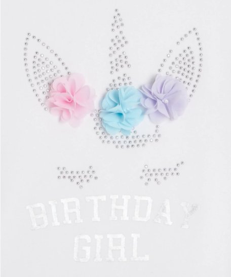 Btween Girls Long Sleeve Birthday Girl Tutu Dress, Sizes 4-12